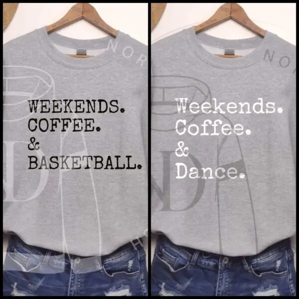 A couple of shirts that are hanging up