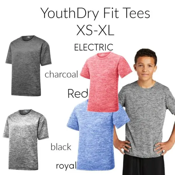 A young boy wearing different colors of shirts.