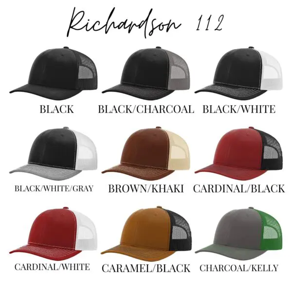 Richardson 1 1 2 mesh back trucker hat