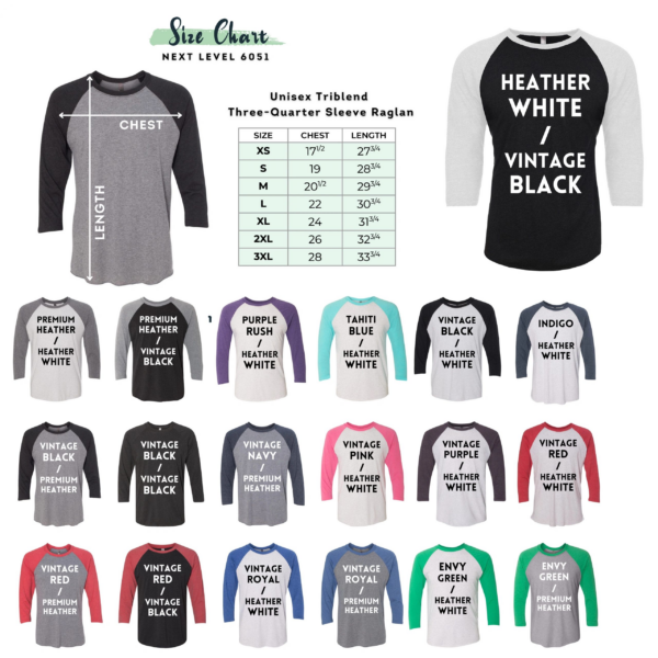 A bunch of different colored shirts with the names of each color