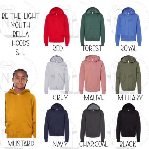 A person wearing different colors of hoodies.