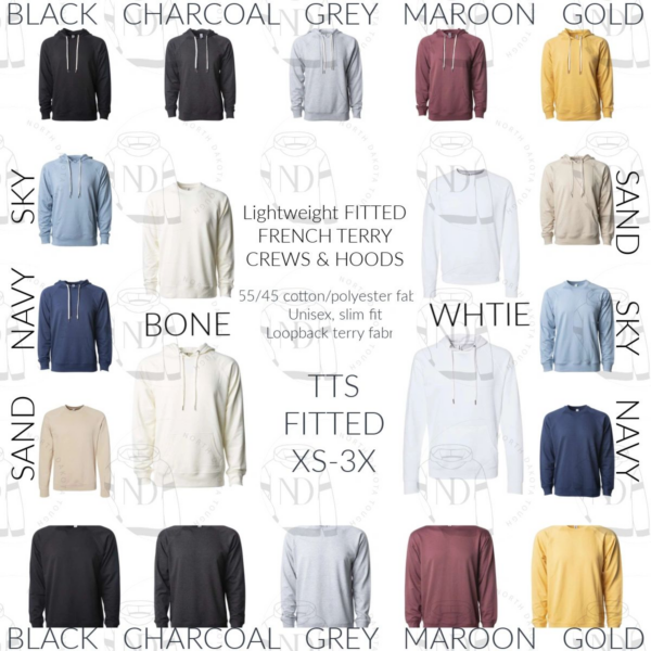 A bunch of different colored shirts and jackets