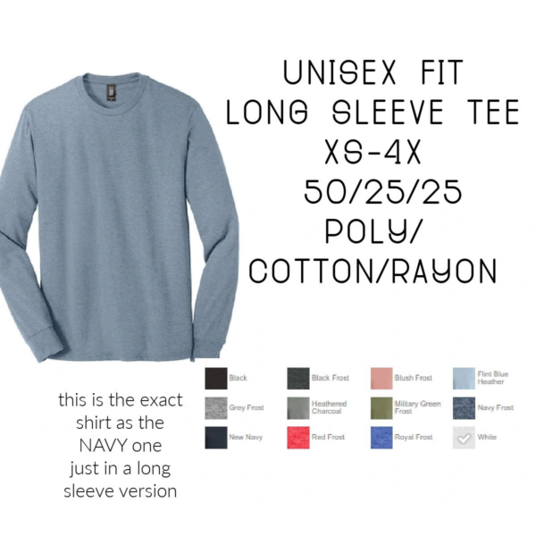 A long sleeve tee shirt with different colors of sleeves.