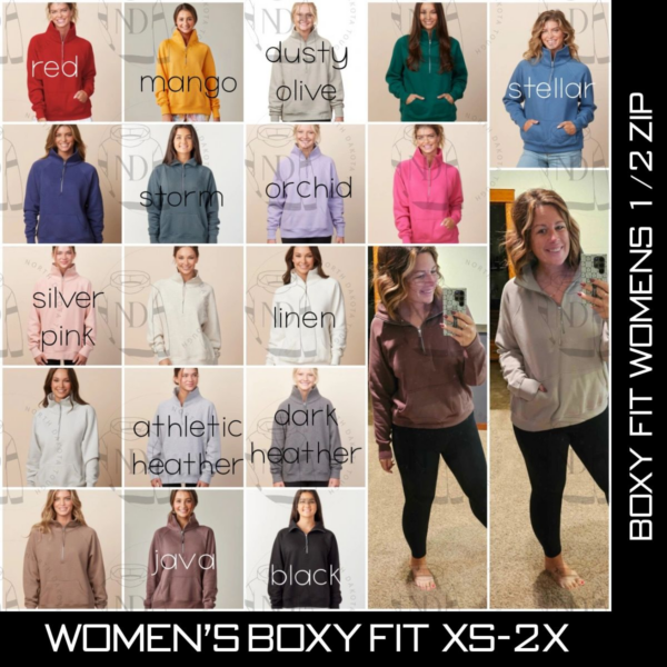 A bunch of women 's clothing items in different colors