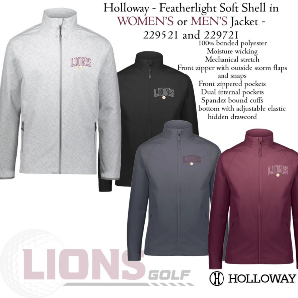A group of jackets that are on display.