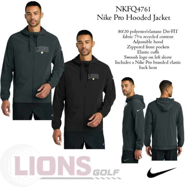 Nike pro hooded jacket