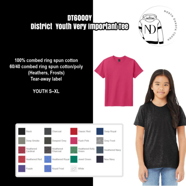 A girl wearing a black shirt and white pants.