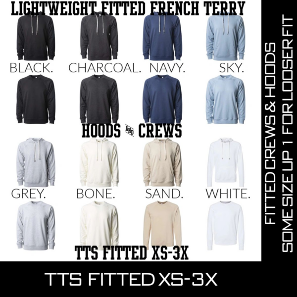 A picture of different types of clothing.