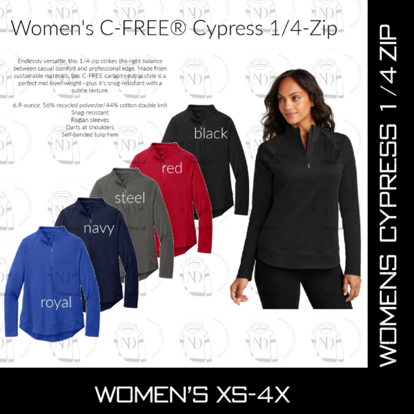 A woman wearing different colors of clothing.