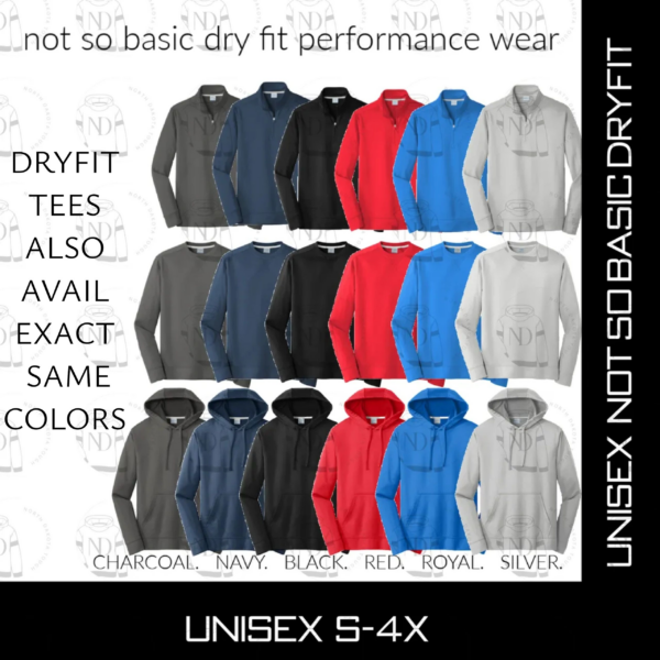 A picture of different colors and sizes of jackets.