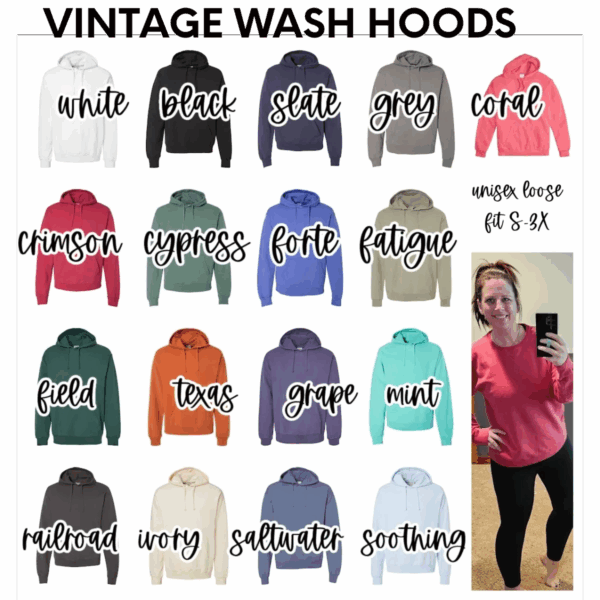 A woman taking a selfie in front of many different colors.