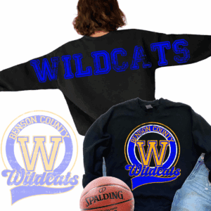 Benson County Wildcats sweatshirt with basketball