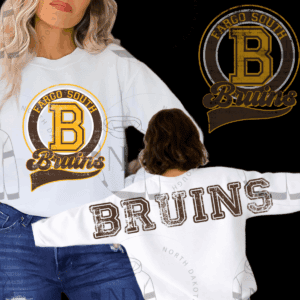 White Fargo South Bruins logo sweatshirts