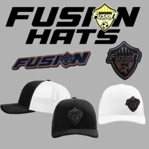 Dakota Fusion football club hat collection