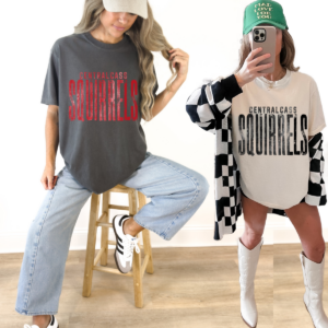 CC Squirrels Distressed oversized