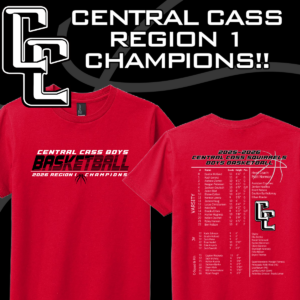 2026 Central Cass Boys Basketball Region Champs!
