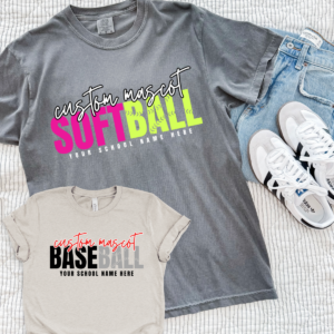 Baseball or Softball- you customize