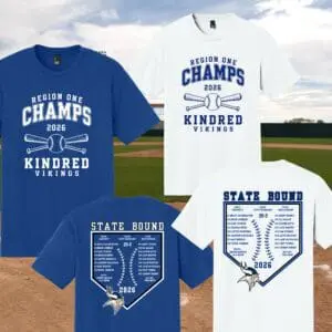 Kindred Vikings - 2026 REGION 1 Baseball Champs