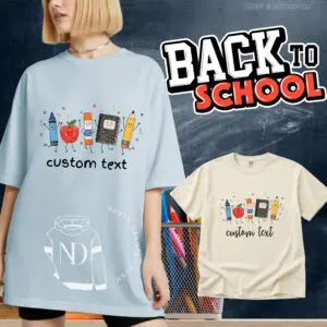Back to School- School Supplies- Custom
