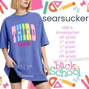 Back to School- Searsucker
