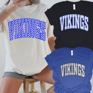 Vikings Check & Polka Dot