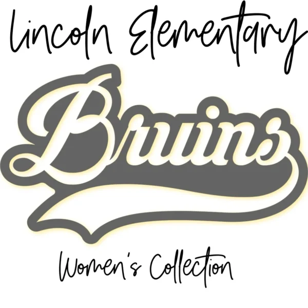 Lincoln Elementary Bruins Women's Collection logo.