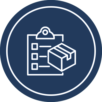 Weekly-Orders.png A blue circle with an item and a checklist