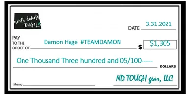 A check that is in the form of a cheque.
