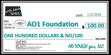 A picture of the front of an unused check.