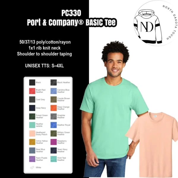 A picture of different colors of the shirt.