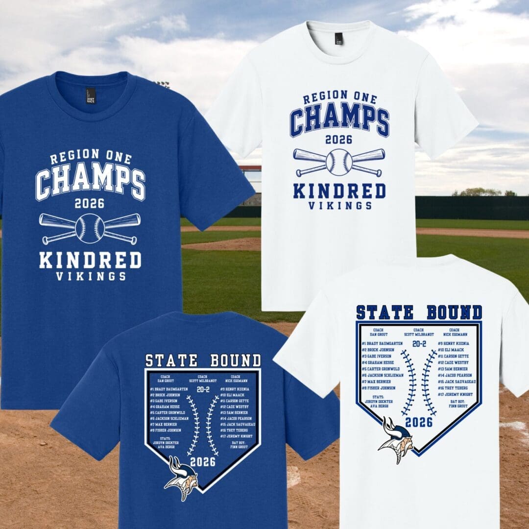 Kindred Vikings – 2026 REGION 1 Baseball Champs
